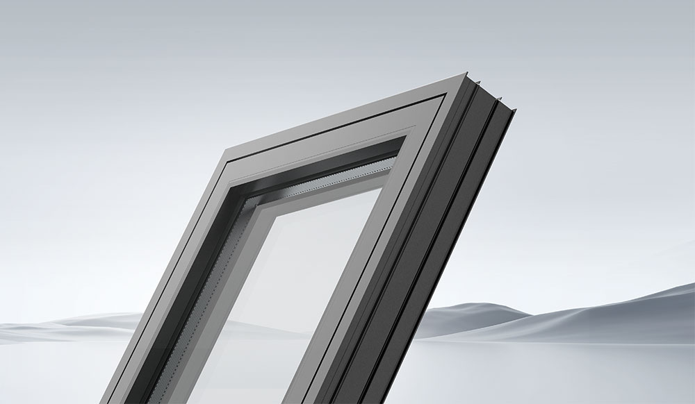 Pemilihan aluminium pintu dan tingkap.